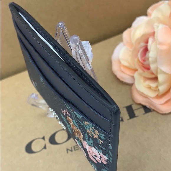 COACH Card Case im gold/midnight multi - Picture 8 of 16